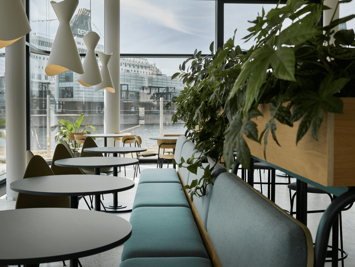 DFDS, RITA arch: cafe space for employees and non-employees