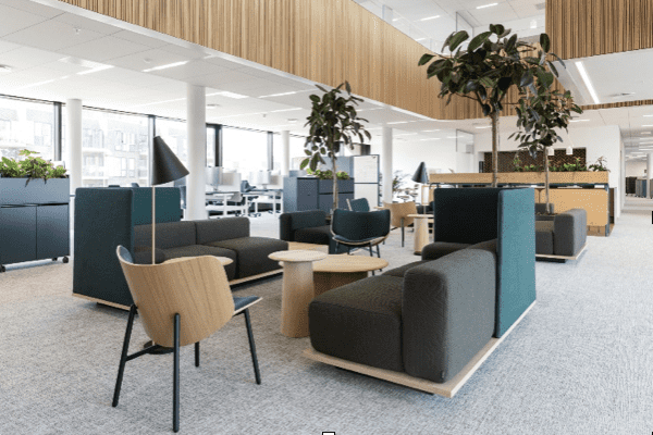 DFDS, RITA arch: relaxed meeting facilities for employees across the organization